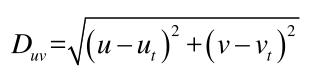 距离Duv表达式