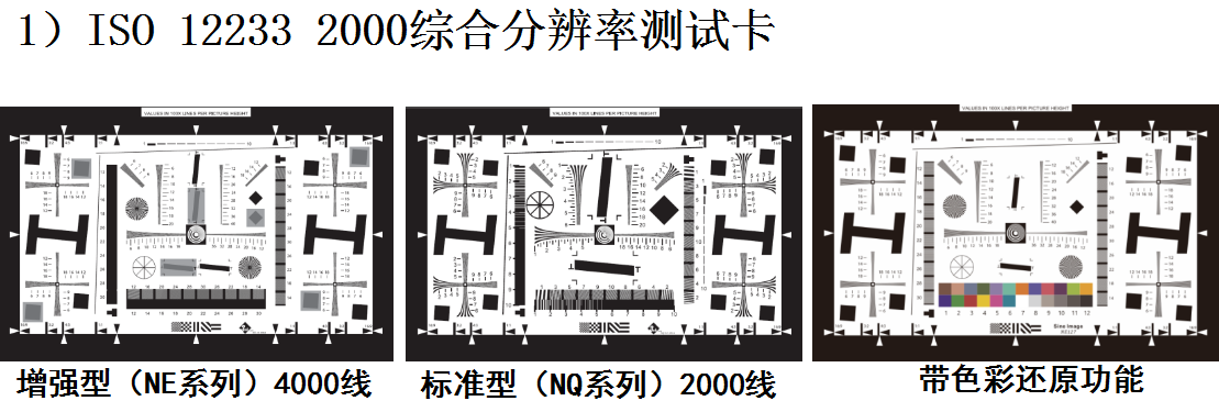 ISO 12233 20000综合分辨率测试卡