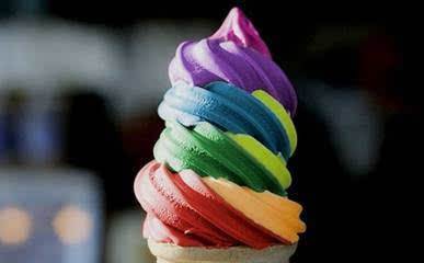 冰淇淋颜色