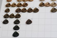 对色灯箱检测亚麻色染发膏品质